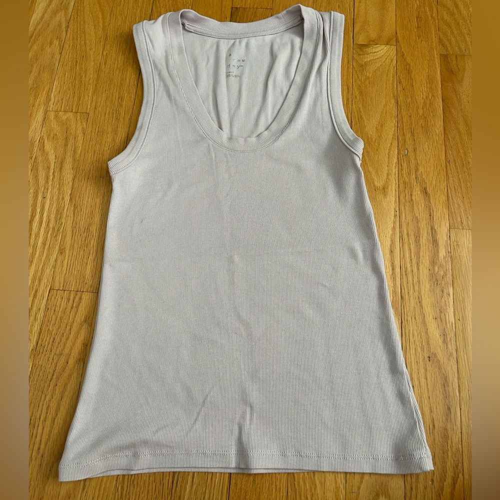 A New Day - light pink - racer back tanktop - small